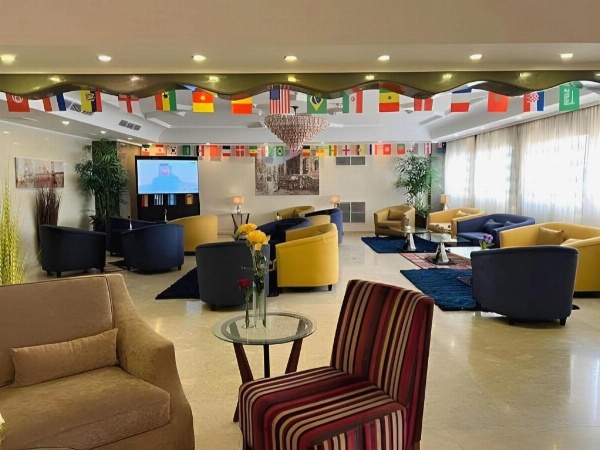 Lobby café with sofas Hotel Rooms In Jeddah