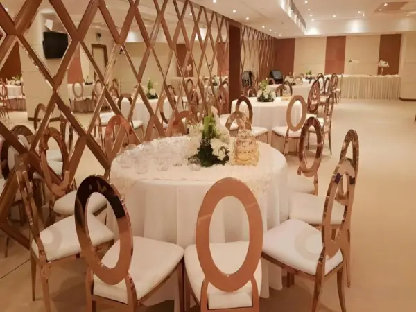 Dining space with wooden decor AlHyatt Jeddah Continental Hotel